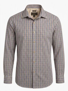 Cotton dress shirt, Jos. A. Bank Reserve, No Wrinkle Tailored Fit, gingham check